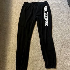 Black PINK sweatpants.